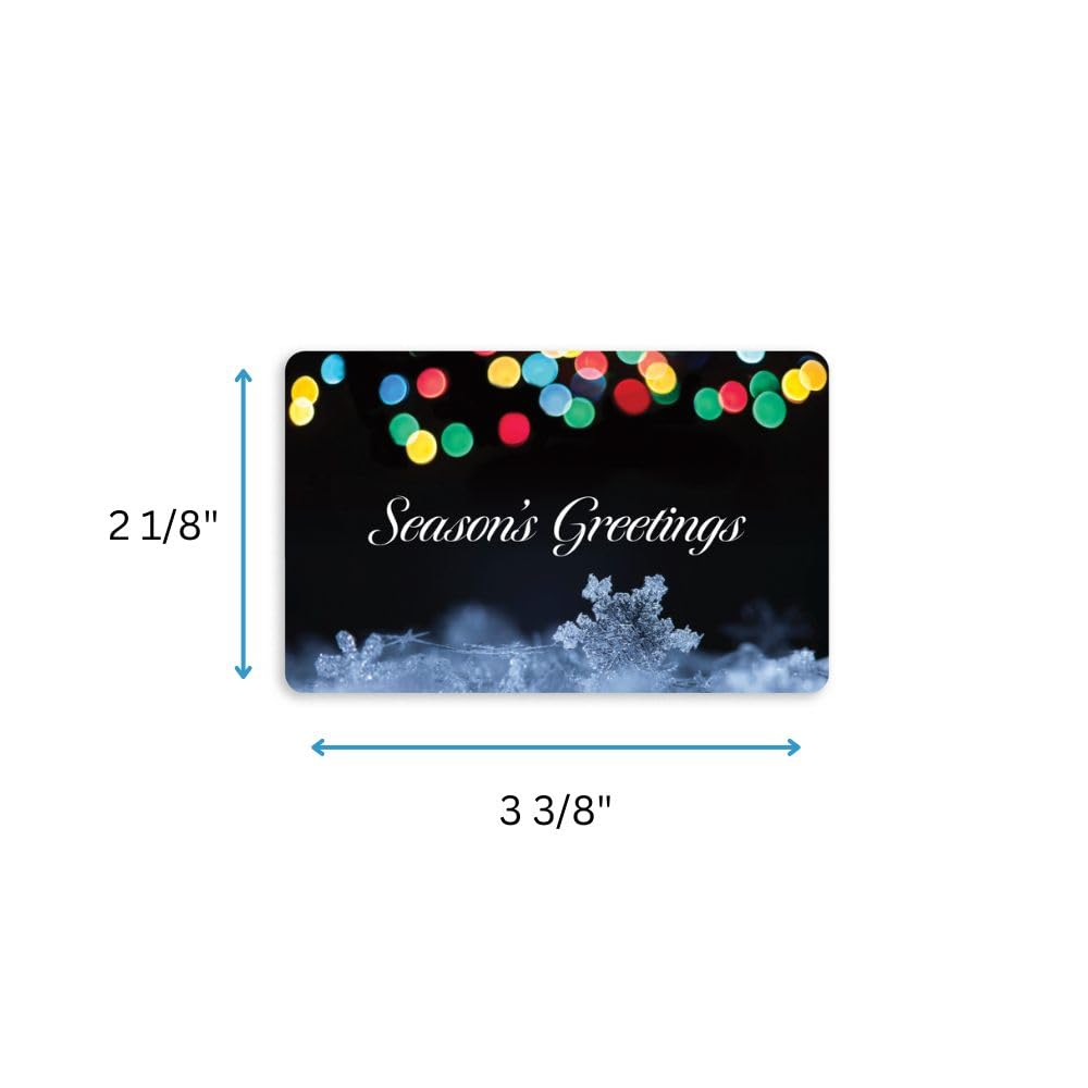 MF1K RFID Key Cards for Hotels and Motels with a Festive Holiday Design (Set of 500)