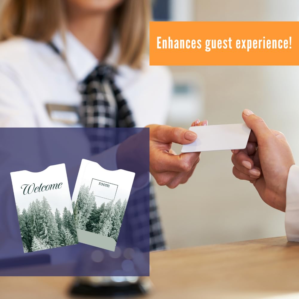 Front Desk Supply Holiday Key Sleeves – Set of 1000 for $70