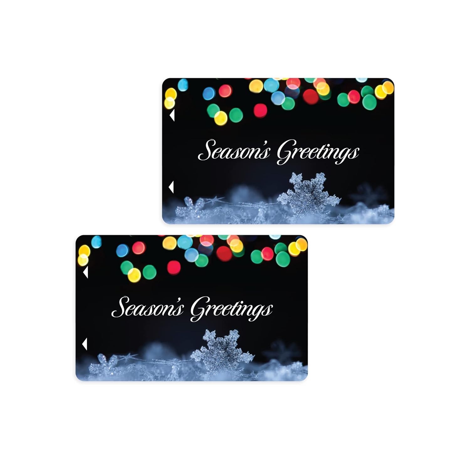 Magnetic Stripe Key Cards for Hotels and Motels with a Festive Holiday Design (Set of 500)