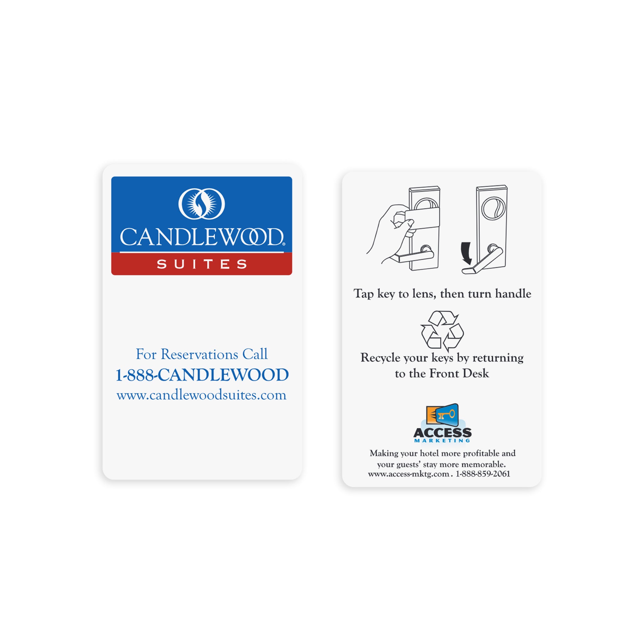 Candlewood MF1K RFID Key Card (500 keys per box / $140 per box)