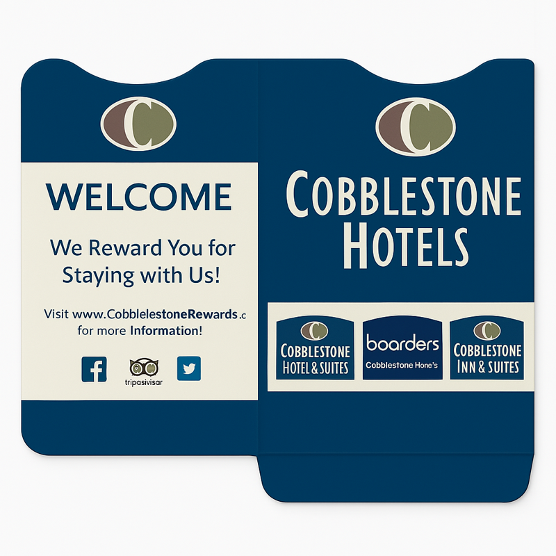 Cobblestone Key Sleeves - Box of 1000 - Front Desk Supply