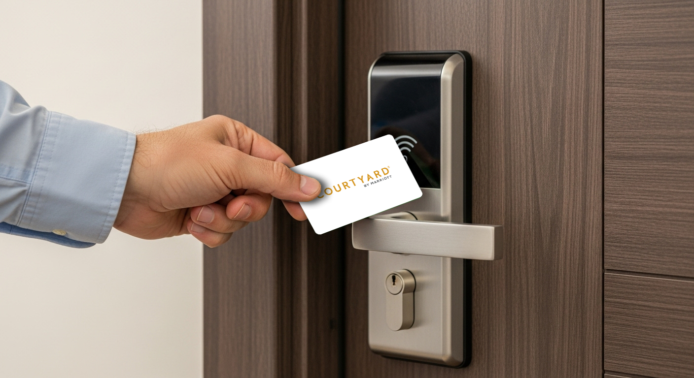 Courtyard by Marriott White MF1K RFID Key Cards (500 keys per box / $150 per box)