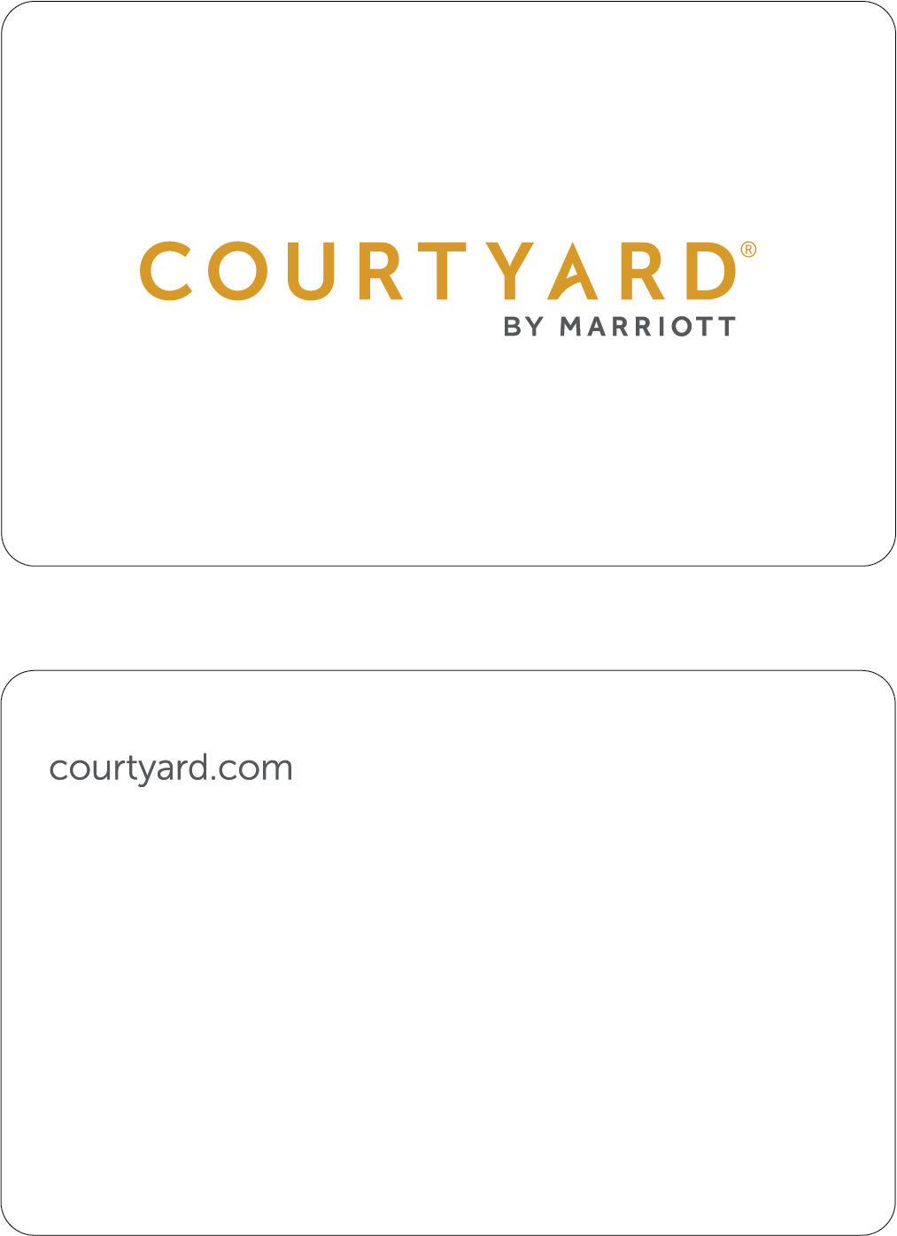 Courtyard by Marriott White MF1K RFID Key Cards (500 keys per box / $150 per box)