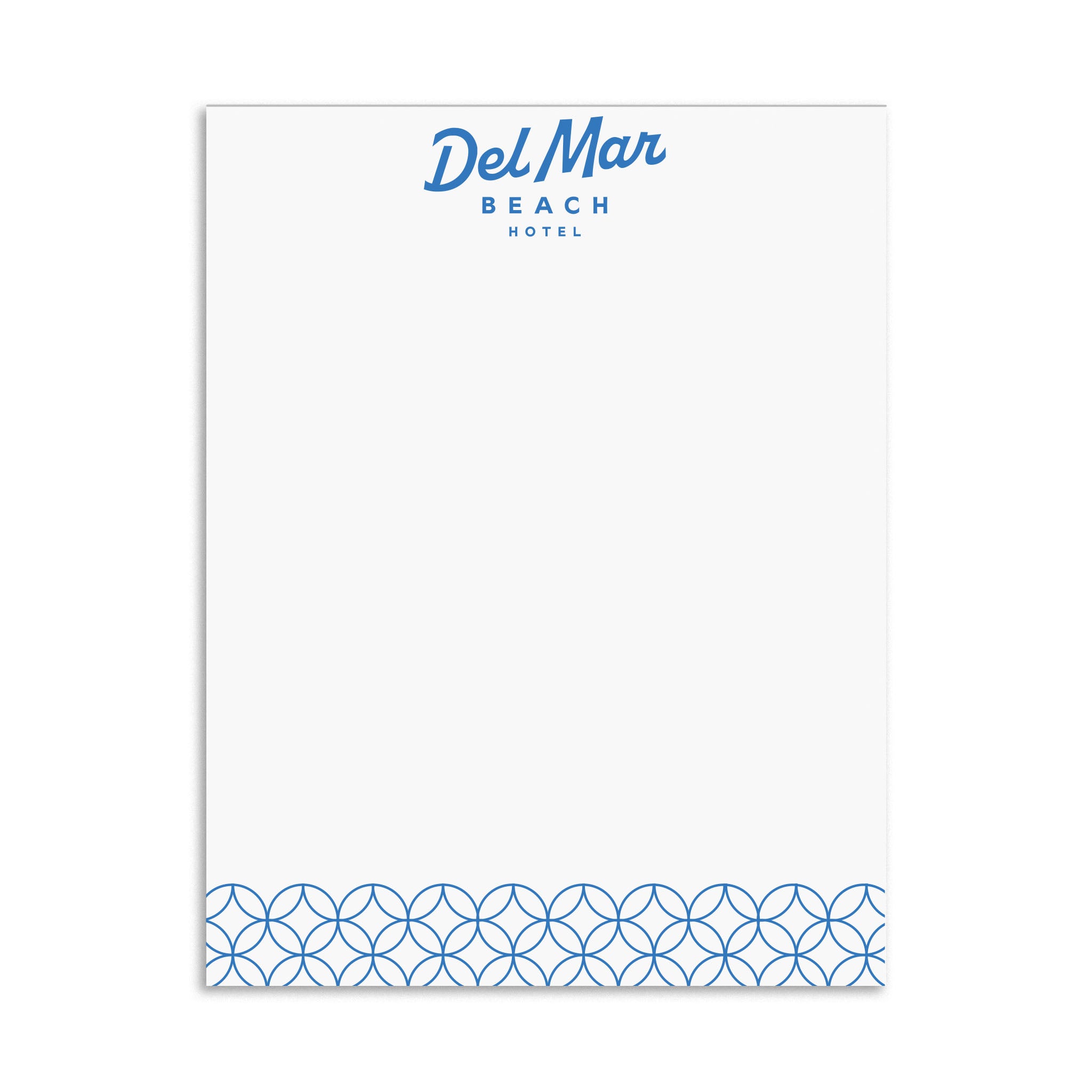Del Mar Beach Hotel Custom Notepads