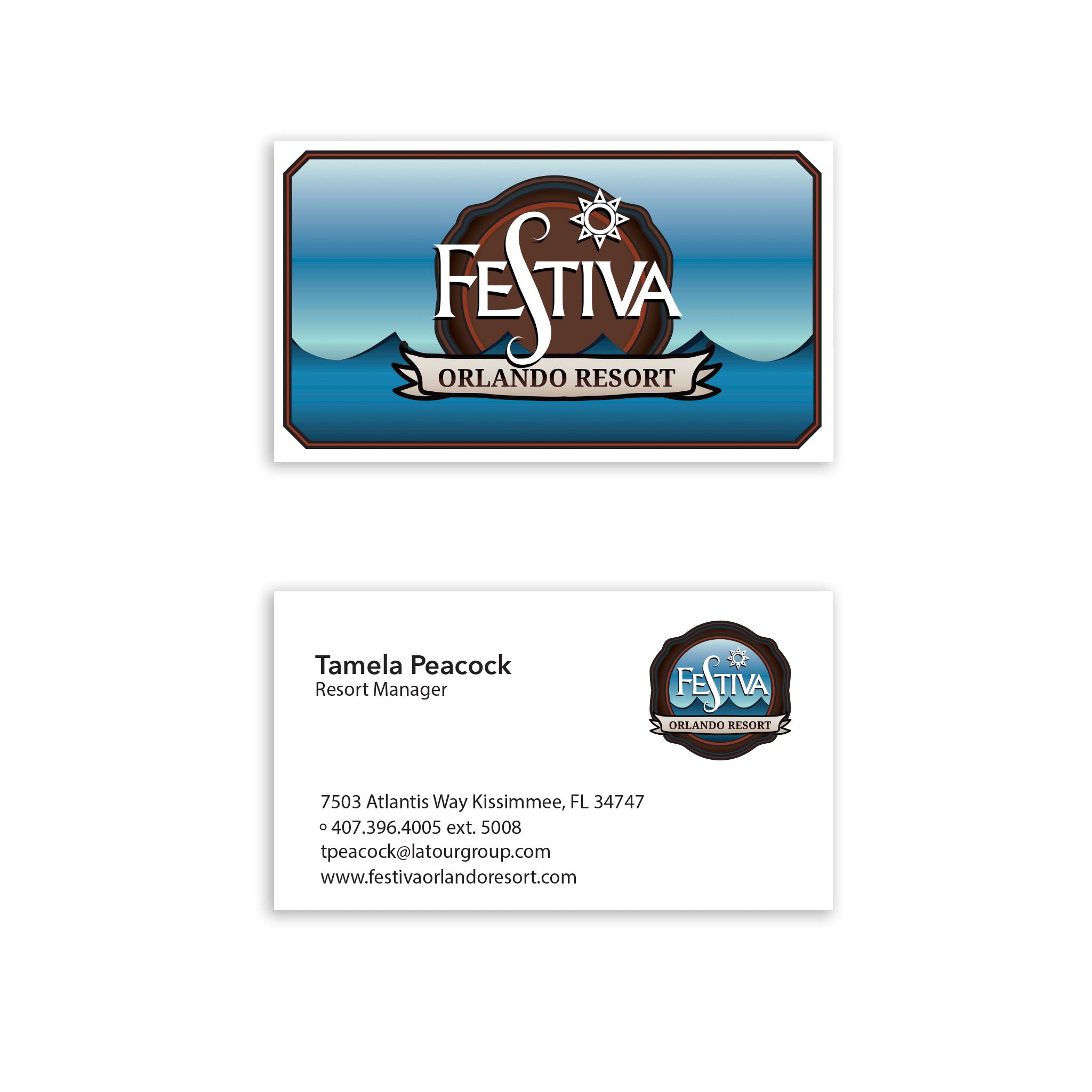 Festiva Orlando Business Card