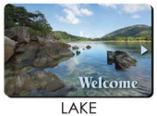 Hot off the Press Lake Magnetic Stripe Key Cards (Set of 500)