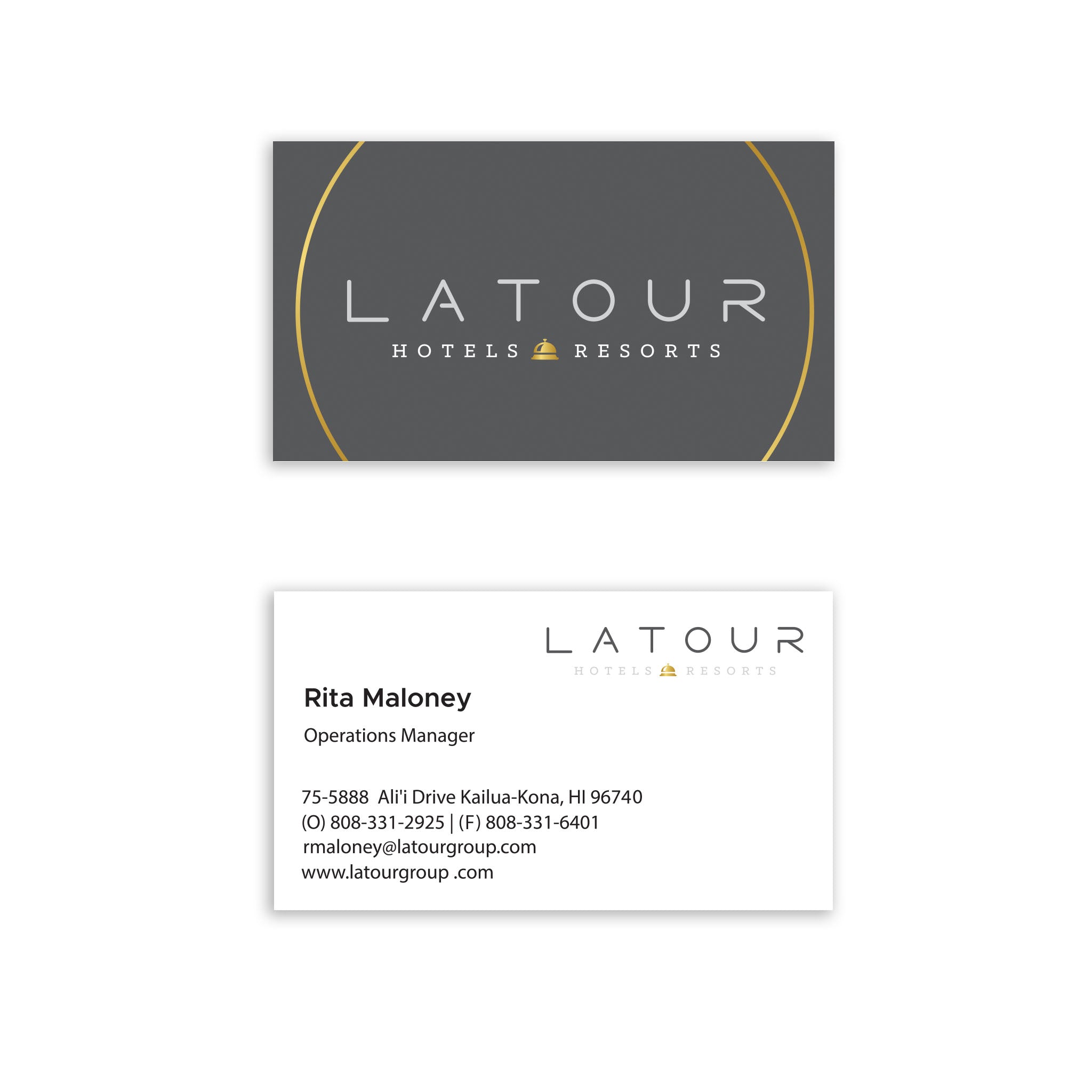 Kona Reef Business Card