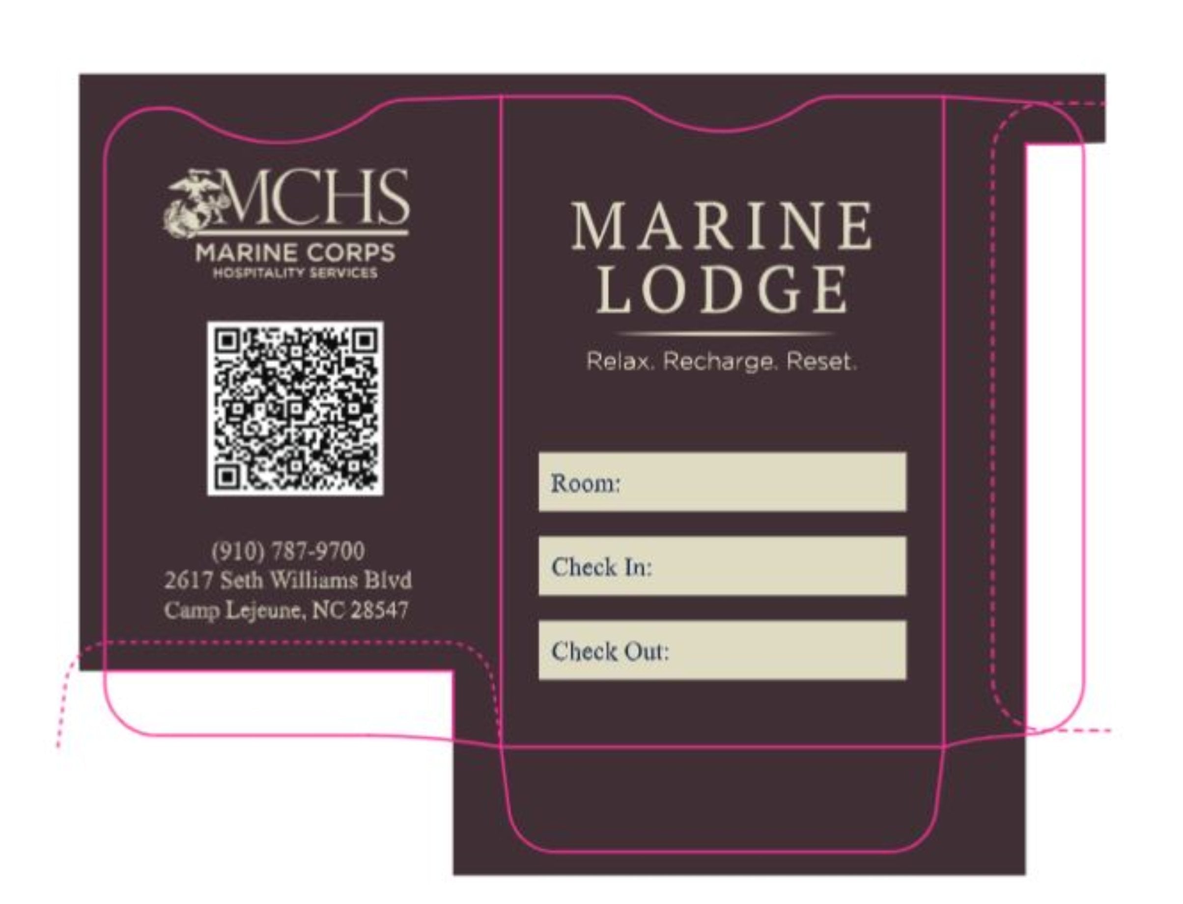 Marine Lodge Camp Lejeune Key Sleeves