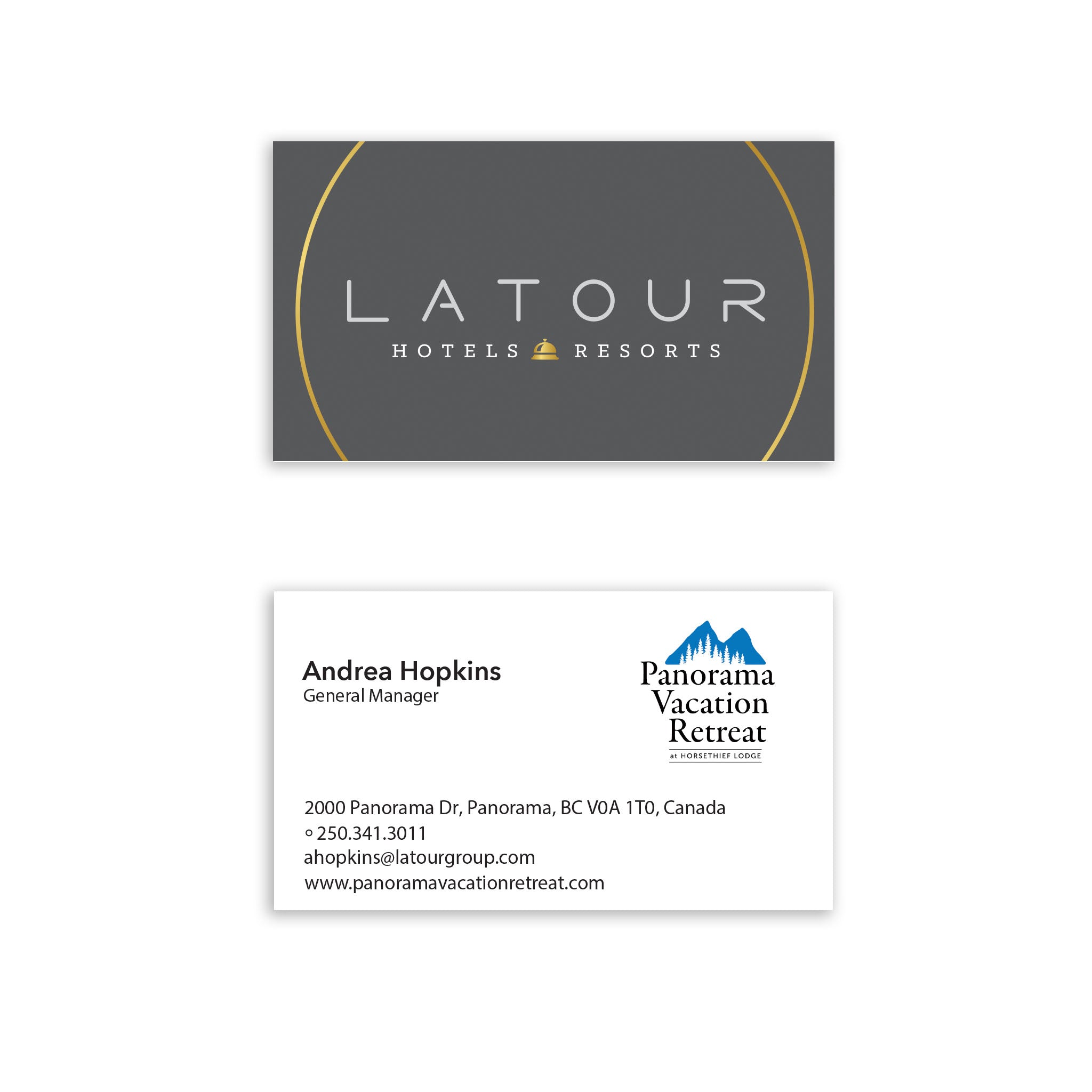 Panorama Vacation Retreat Business Card