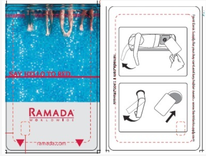 Ramada RFID Pool MF1k RFID Key Card