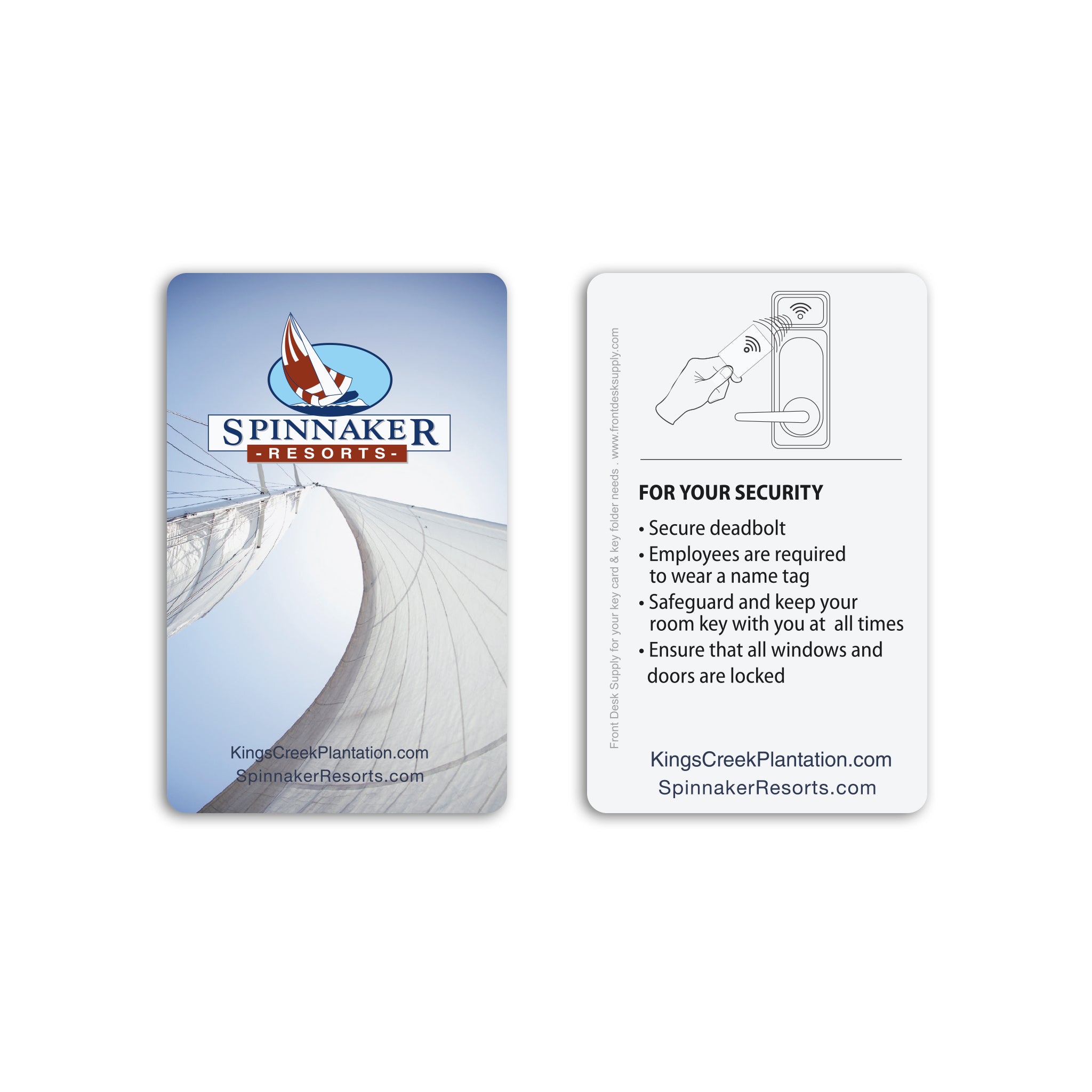 Southwind Management Spinnaker RFID Key Cards