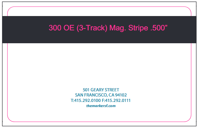 The Marker SF Custom Magnetic Keys (500 keys per box / $75 per box)