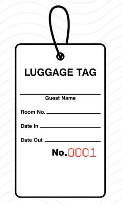 White Tag with Knotted String (Box of 1000)