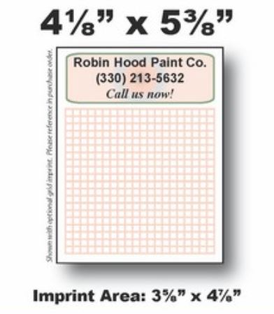 Custom 10-Sheet Notepad for Hotels and Motels - 4 1/8" by 5 3/8"