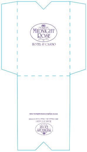 Triple Crown Casinos Midnight Rose Key Sleeves