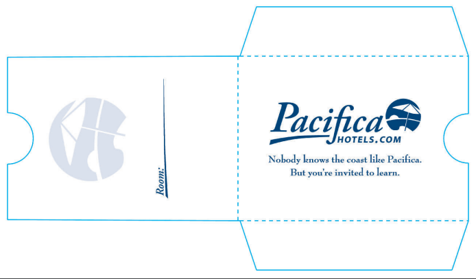 Pacifica Hotels Key Sleeves - Box of 500 - Front Desk Supply