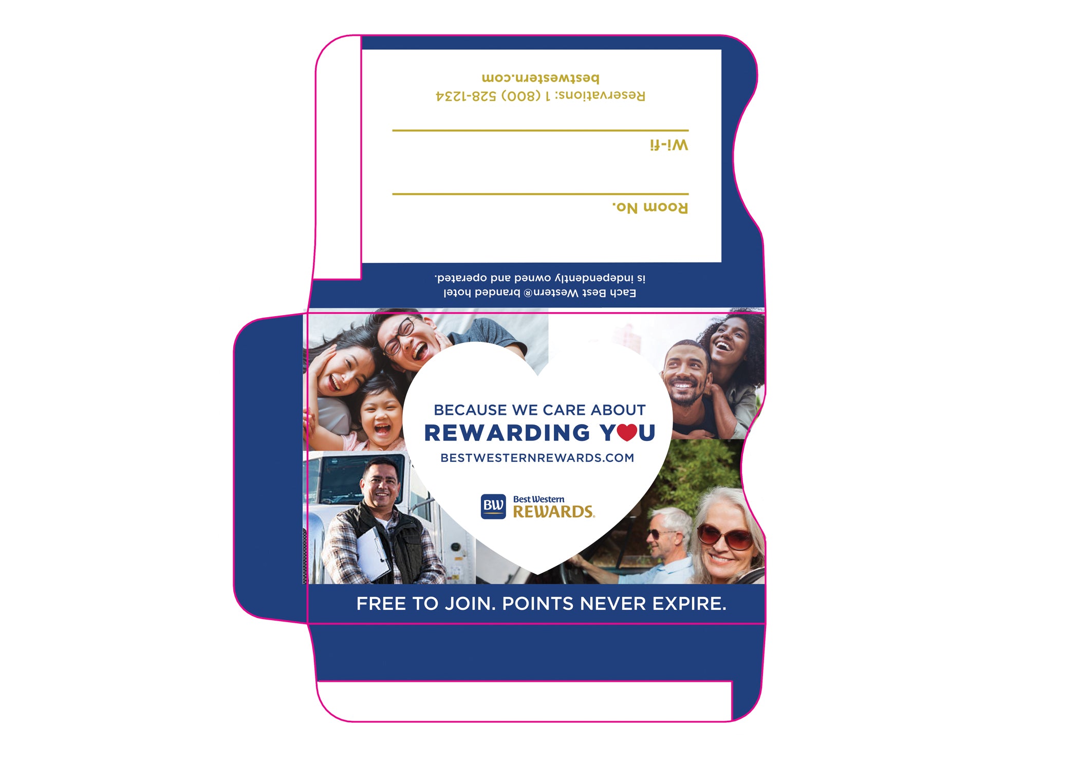 Best Western® Key Sleeves - Box of 1,000 - Front Desk Supply