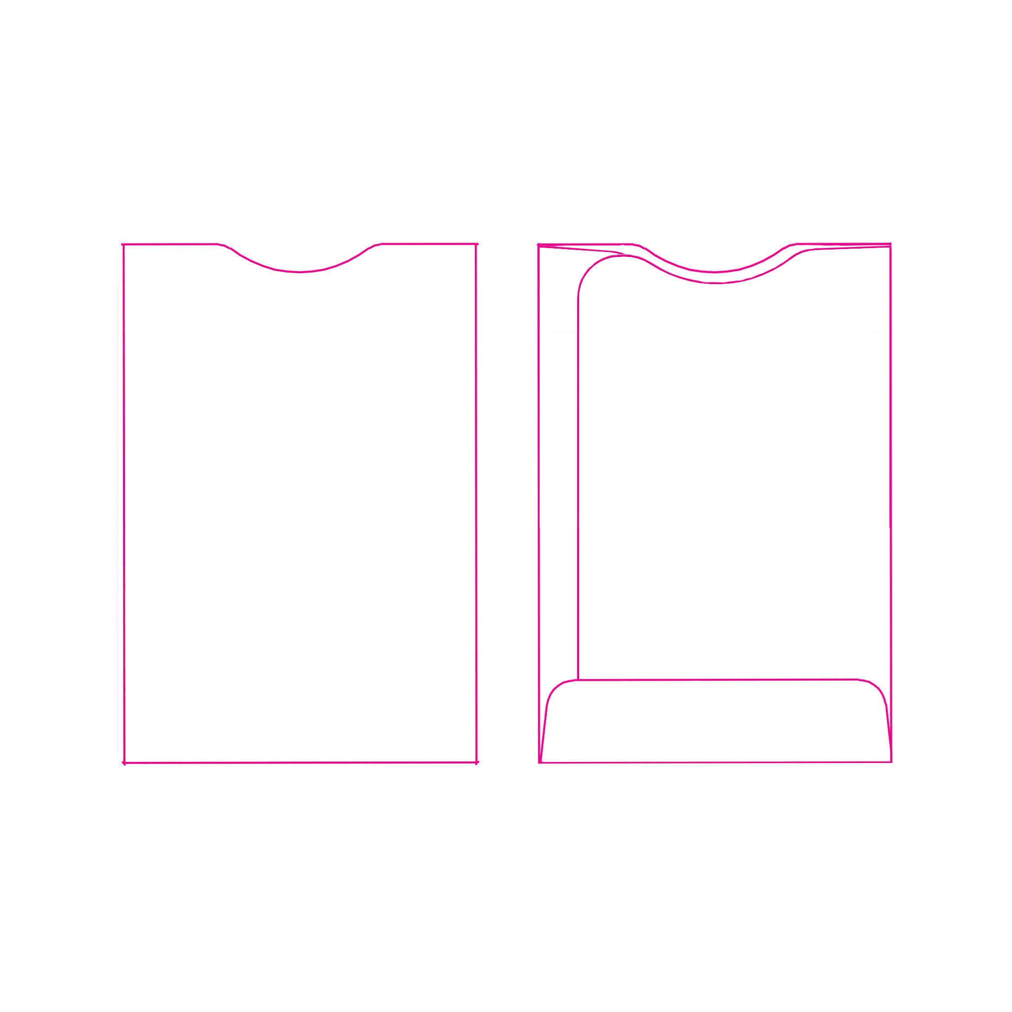 Blank Thumb Cut Key Sleeves (1000 sleeves per box / $40 per box)
