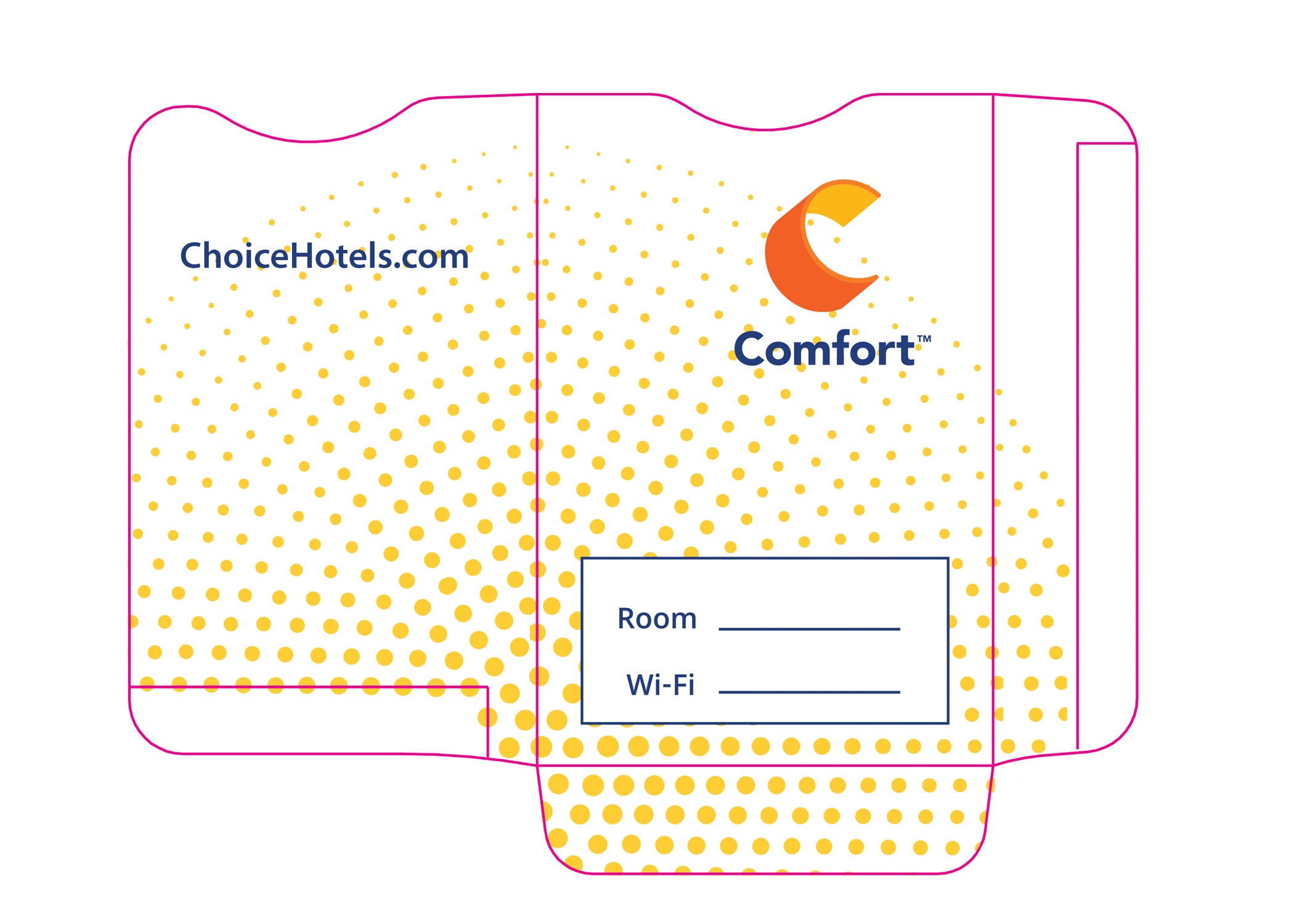 Comfort Inn® Key Sleeves - Box of 500 - Front Desk Supply