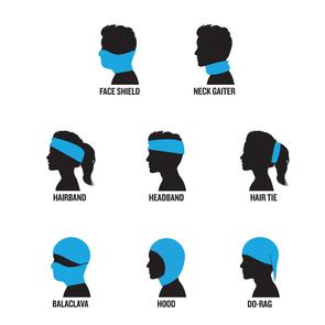 Vapor Apparel Face + Neck Gaiter - set of 25 - Front Desk Supply