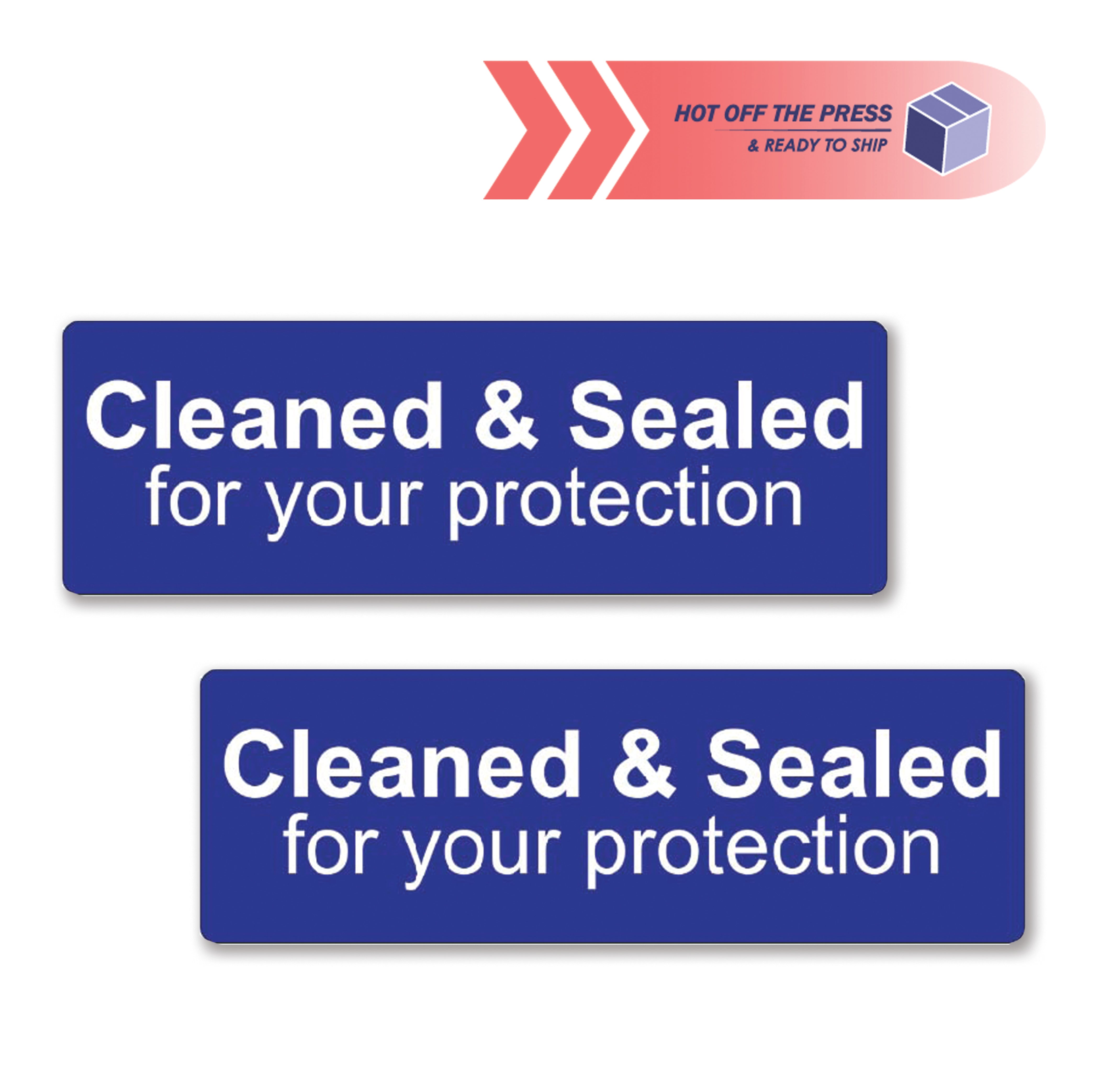 Tamper Hotel Room Door Seal Tape - Set of 1,000 - Front Desk Supply