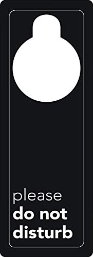 Do Not Disturb Signs for Home, Office, and Small Business - Set of 5 - Front Desk Supply