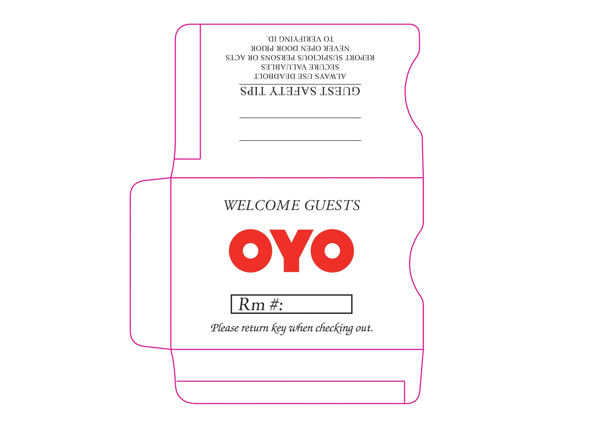 OYO® Key Sleeves - Box of 500 - Front Desk Supply