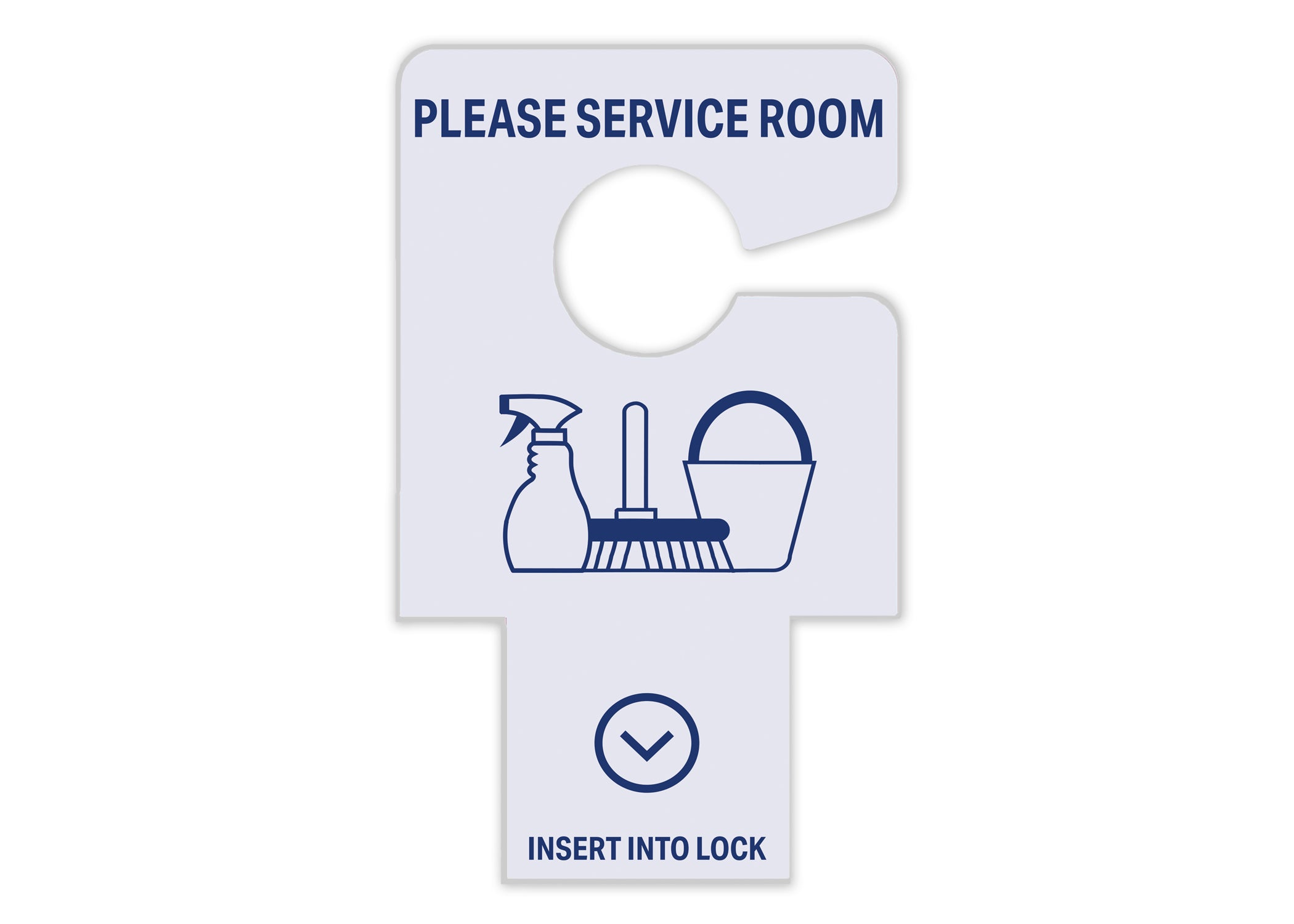 Lock Insert Style Do Not Disturb Signs - Set of 50 - Front Desk Supply