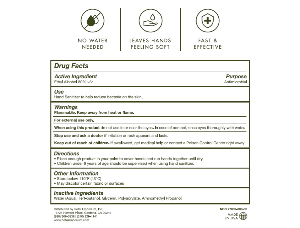 1 Gallon Hand Sanitizer Refill - Case of 2 - Front Desk Supply