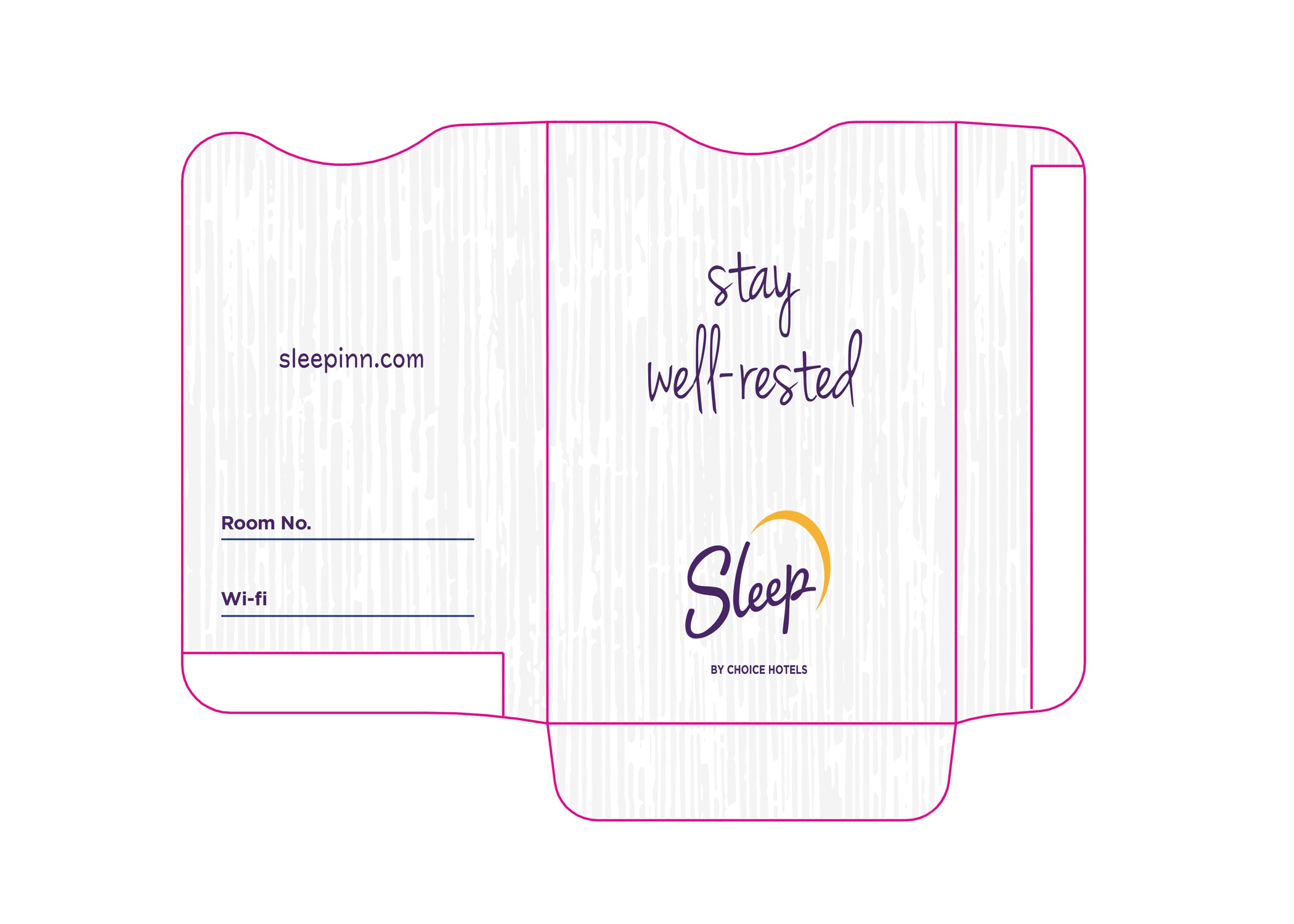 Sleep Inn® Key Sleeves - Box of 1,000 - Front Desk Supply