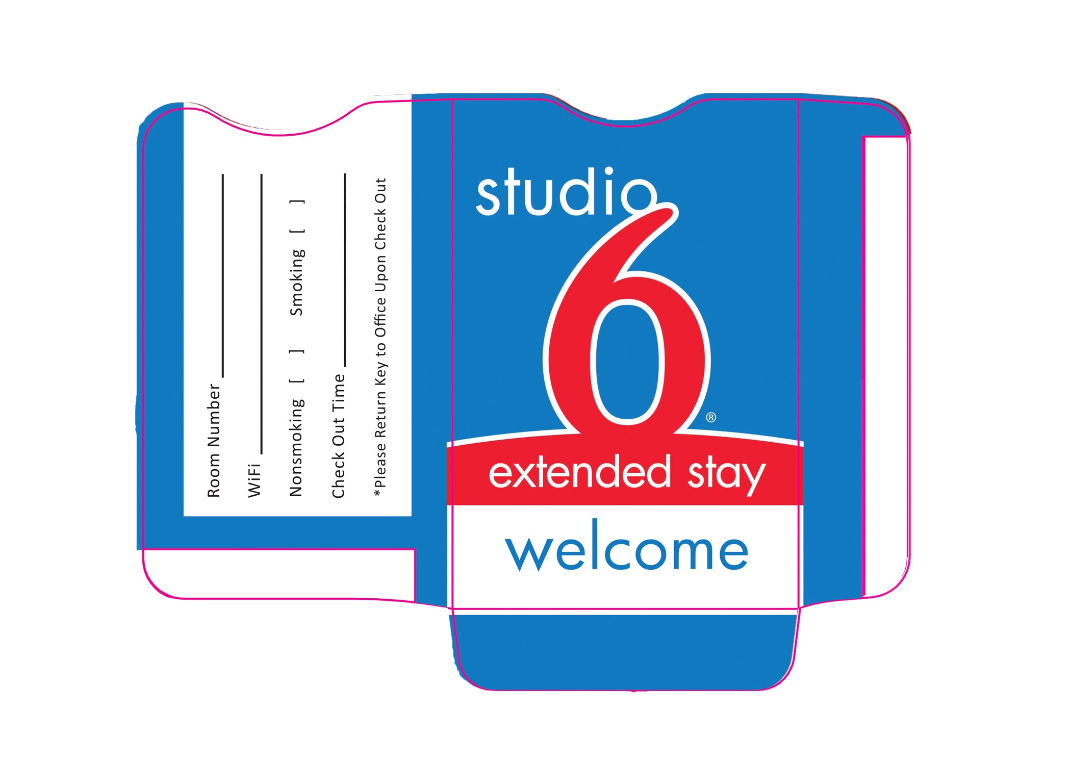 Studio 6® Key Sleeves - Box of 500 - Front Desk Supply
