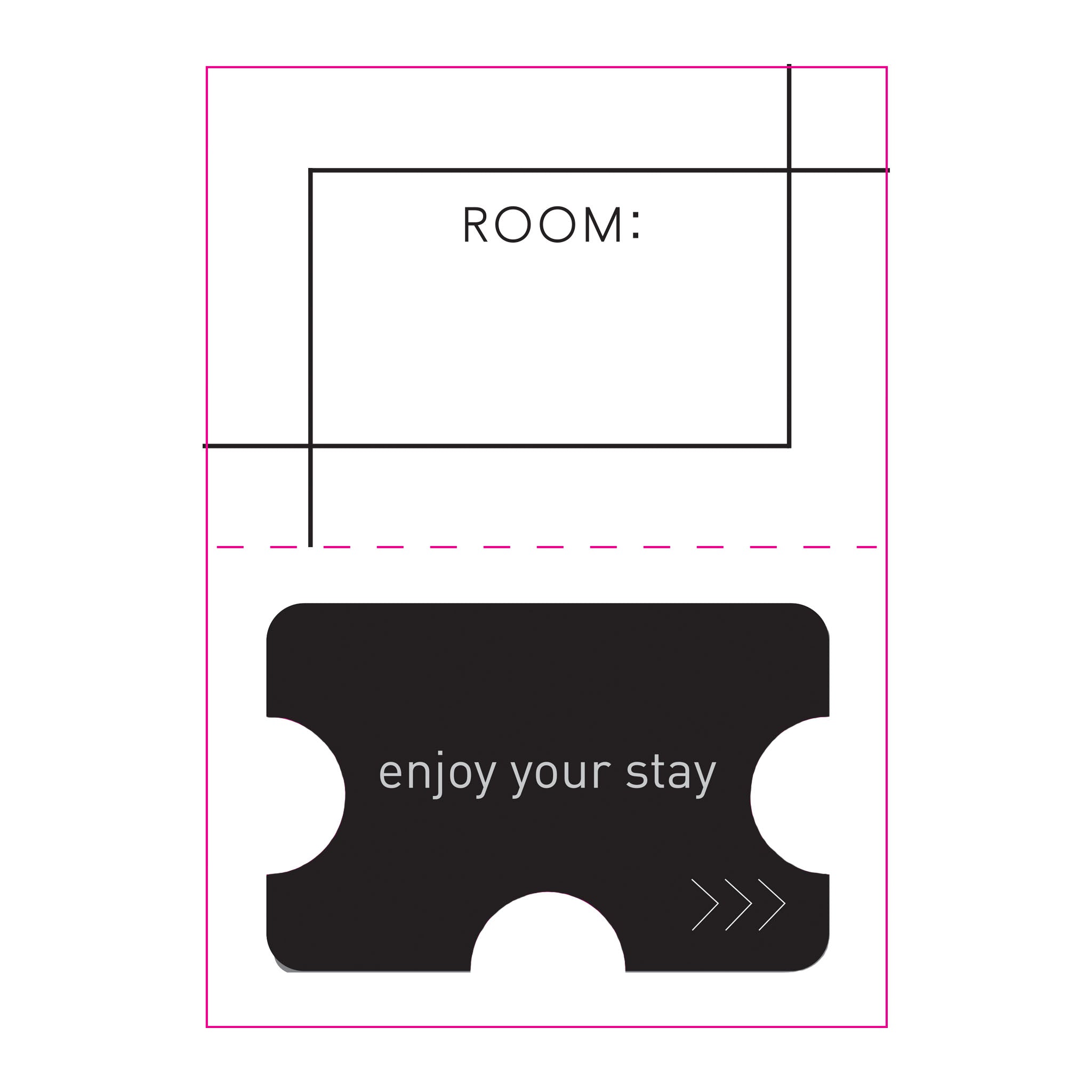 Economy Welcome 2 Panel Key Folder – set of 1000