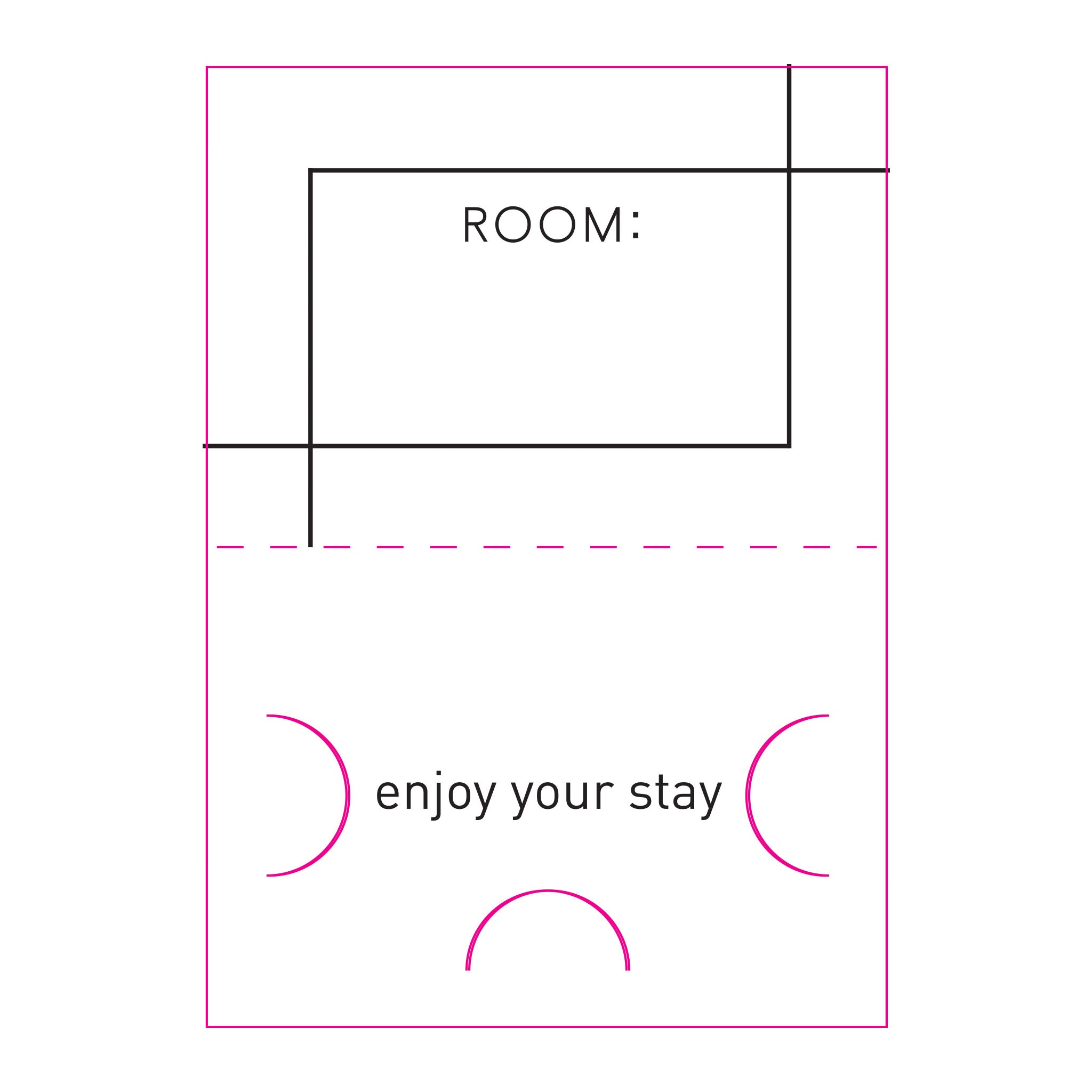 Economy Welcome 2 Panel Key Folder – set of 1000