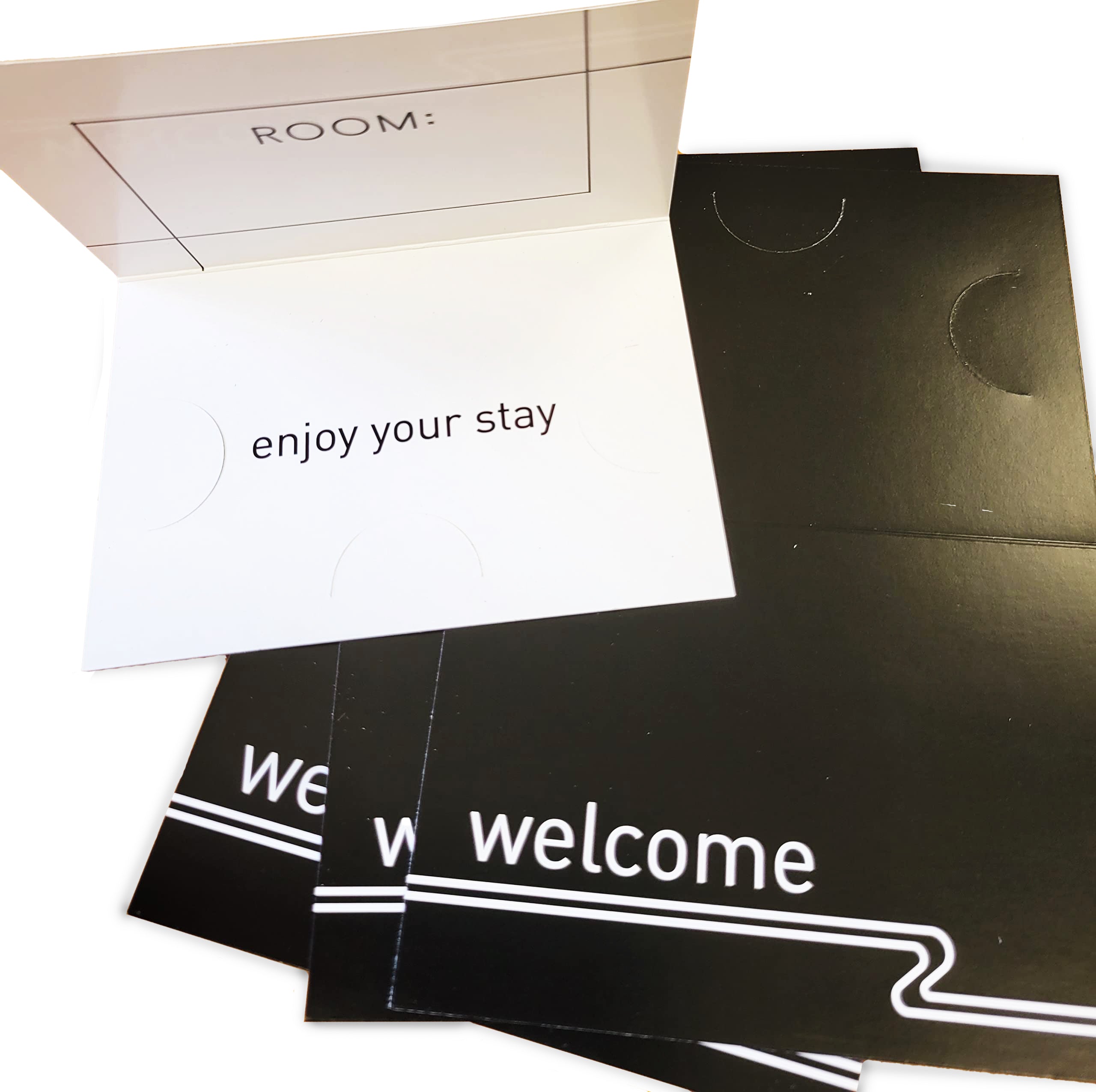 Economy Welcome 2 Panel Key Folder – set of 1000