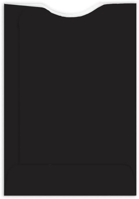 Black and White Custom Hotel Key Card Sleeves for Guests and Businesses (1000 Pack) Professional Protective Covers Black and White Custom Hotel Key Card Sleeves for Guests and Businesses (1000 Pack) Professional Protective Covers