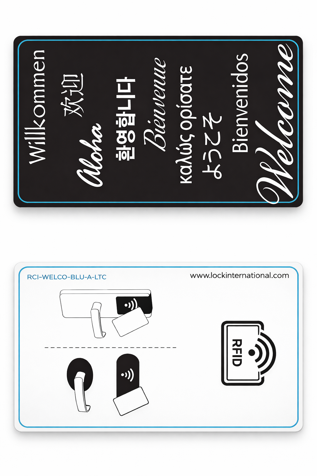 Black Welcome ULC Key Cards (200 Key Card per box/$116 per box)