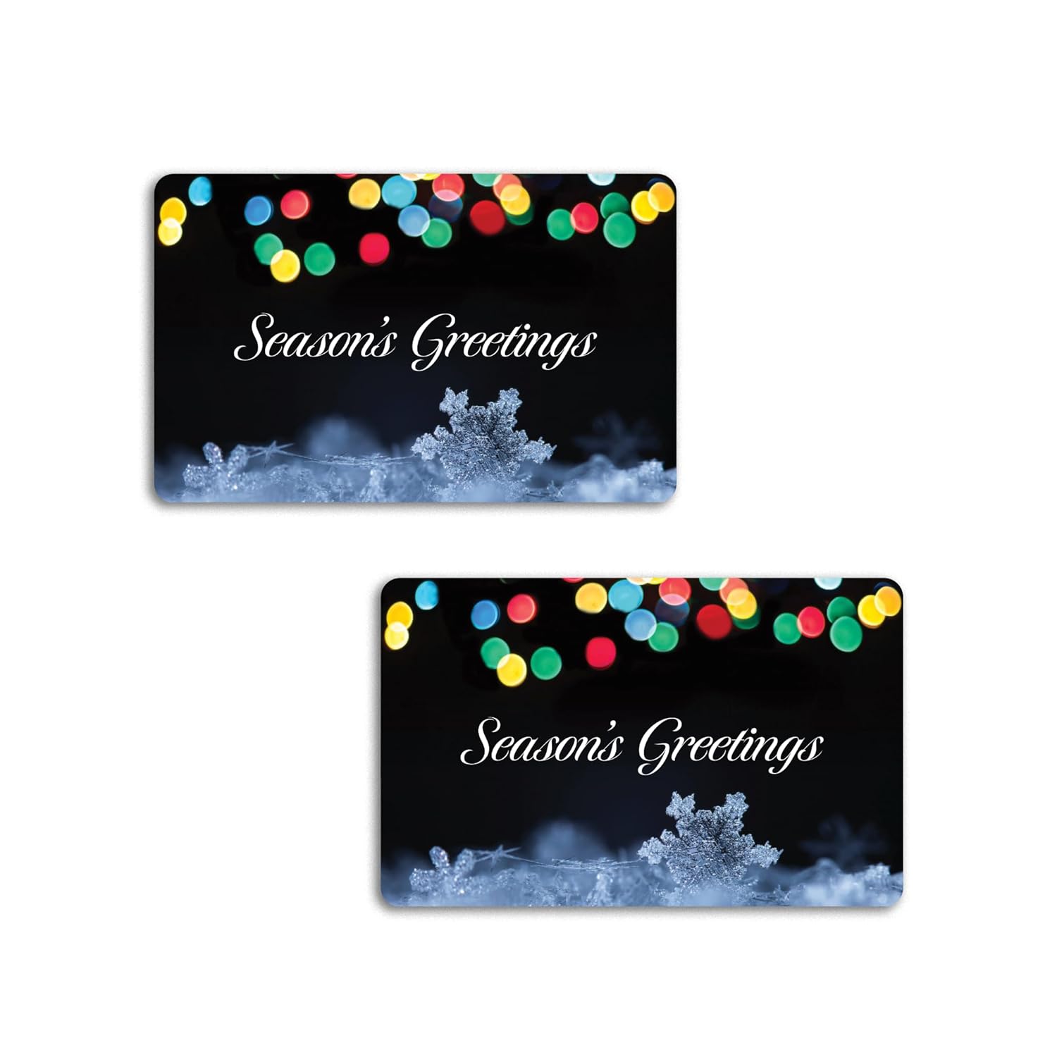 MF1K RFID Key Cards for Hotels and Motels with a Festive Holiday Design (Set of 500)