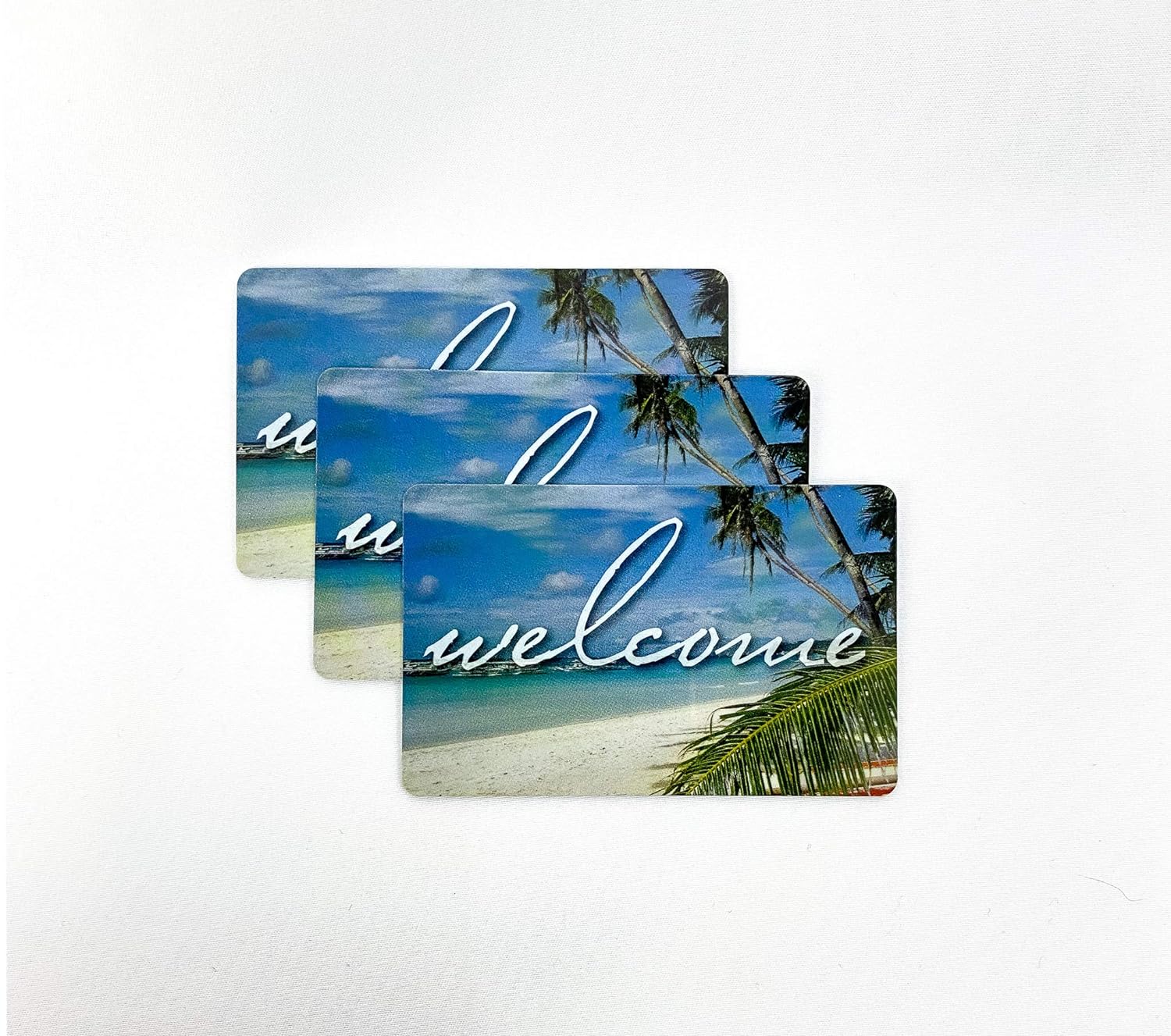 RFID Key Cards (MF1k) for Hotel and Motel Beach Welcome Design (Set of 500)