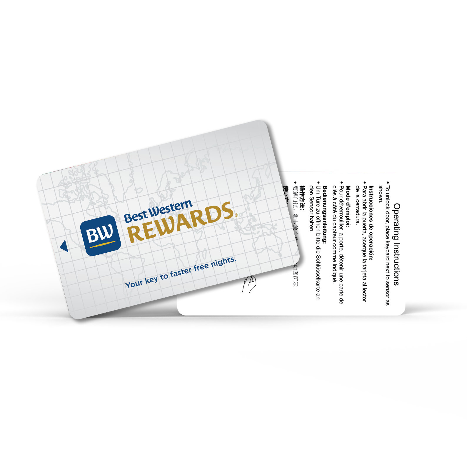 Best Western Rewards VG B (200 cards per box )