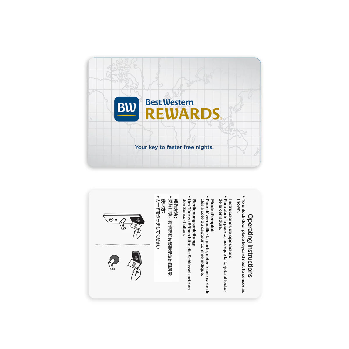 Best Western Rewards VG B (1000 cards per box )