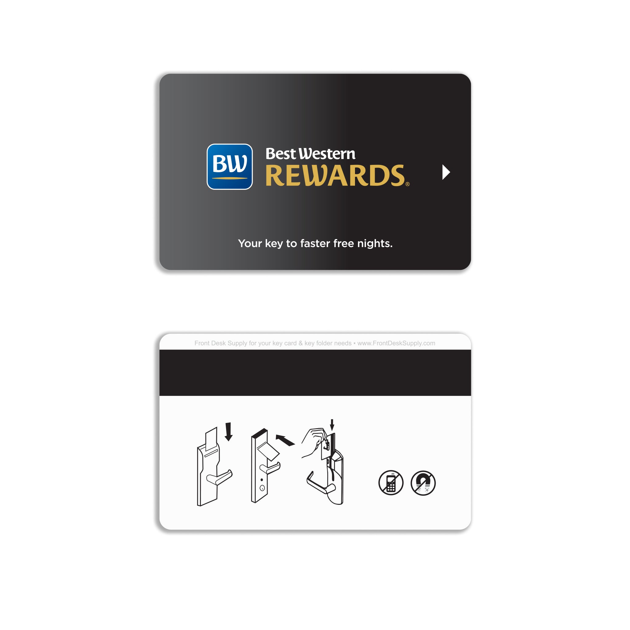 Best Western Rewards Magnetic Stripe Key Cards (500 cards per box / $65 per box)