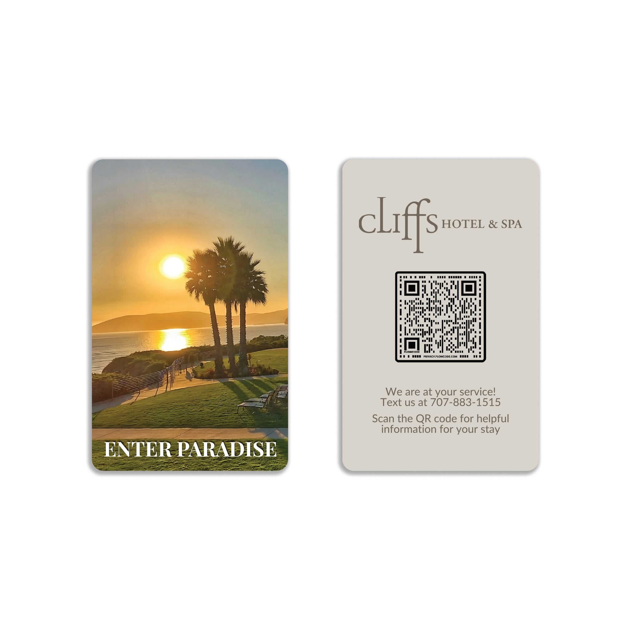 Cliffs Resort Sunset VG RFID Key Cards (1000 keys per box/$750 per box)