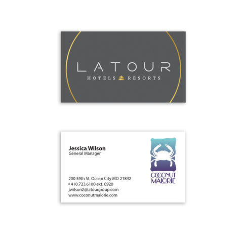 Coconut Malorie Business Card