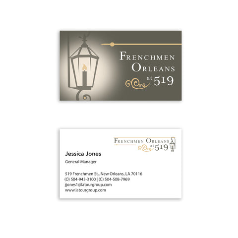 Frenchmen Orleans Business Card