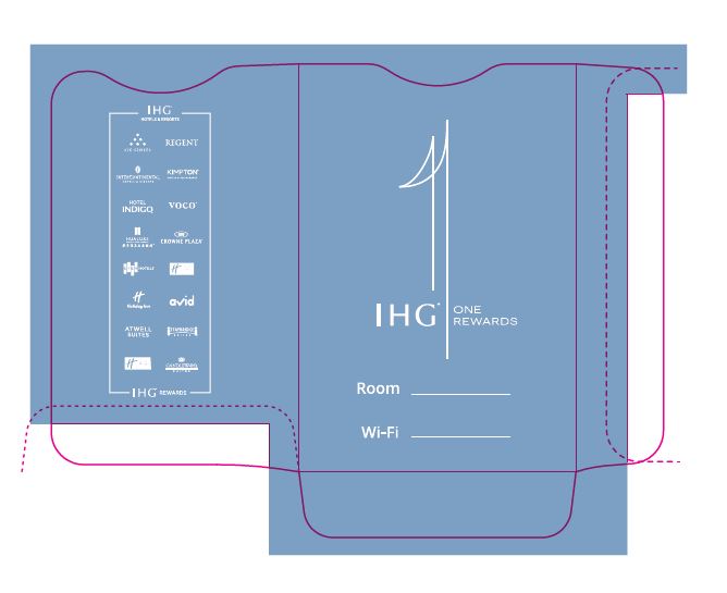 IHG Rewards Key Sleeves (Dark) - Box of 1000