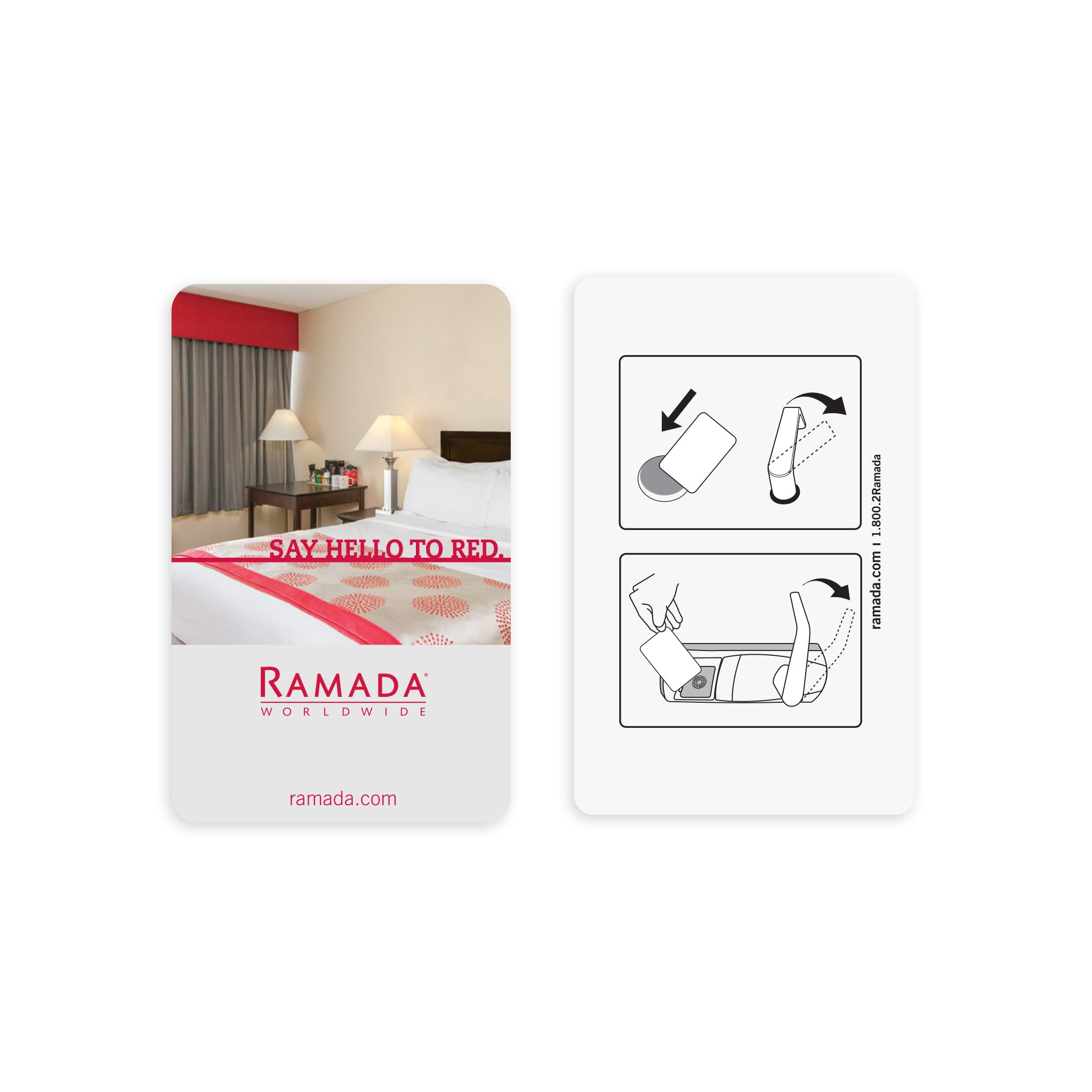 Ramada Bed MF1k RFID Key Card (500 keys per box / $190 per box)