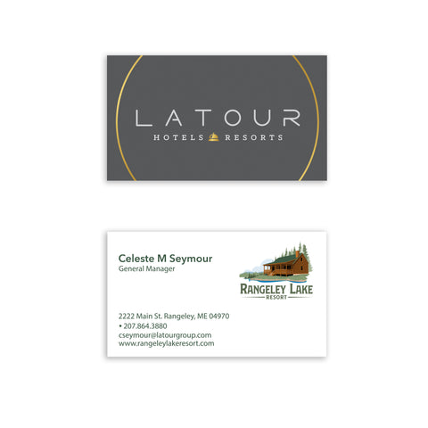 Rangeley Lake Business Card
