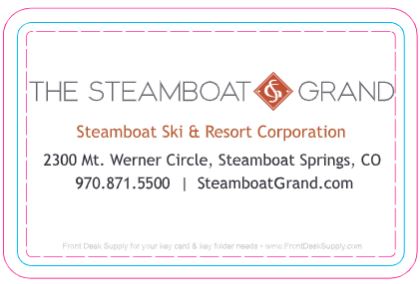 Steamboat Grand ULC RFID Key Cards (500 cards per box / $240 per box)