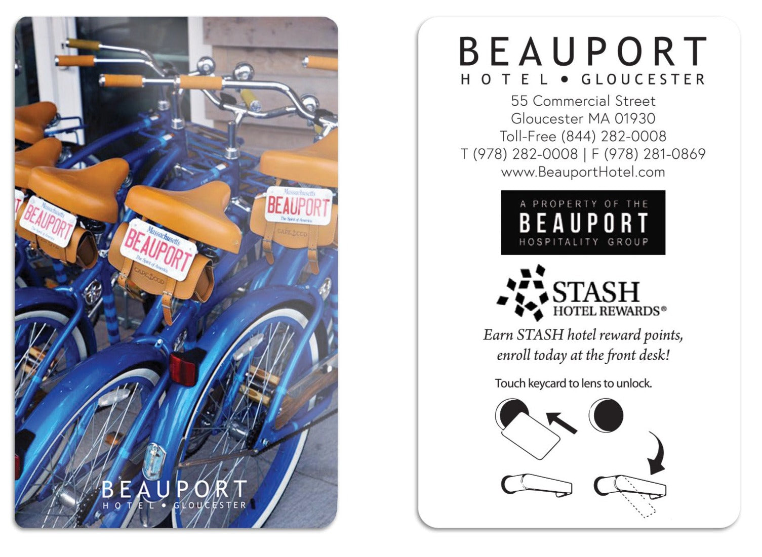 Beauport Bikes mf1k RFID Key Cards (500 Cards per box / $175 per box)