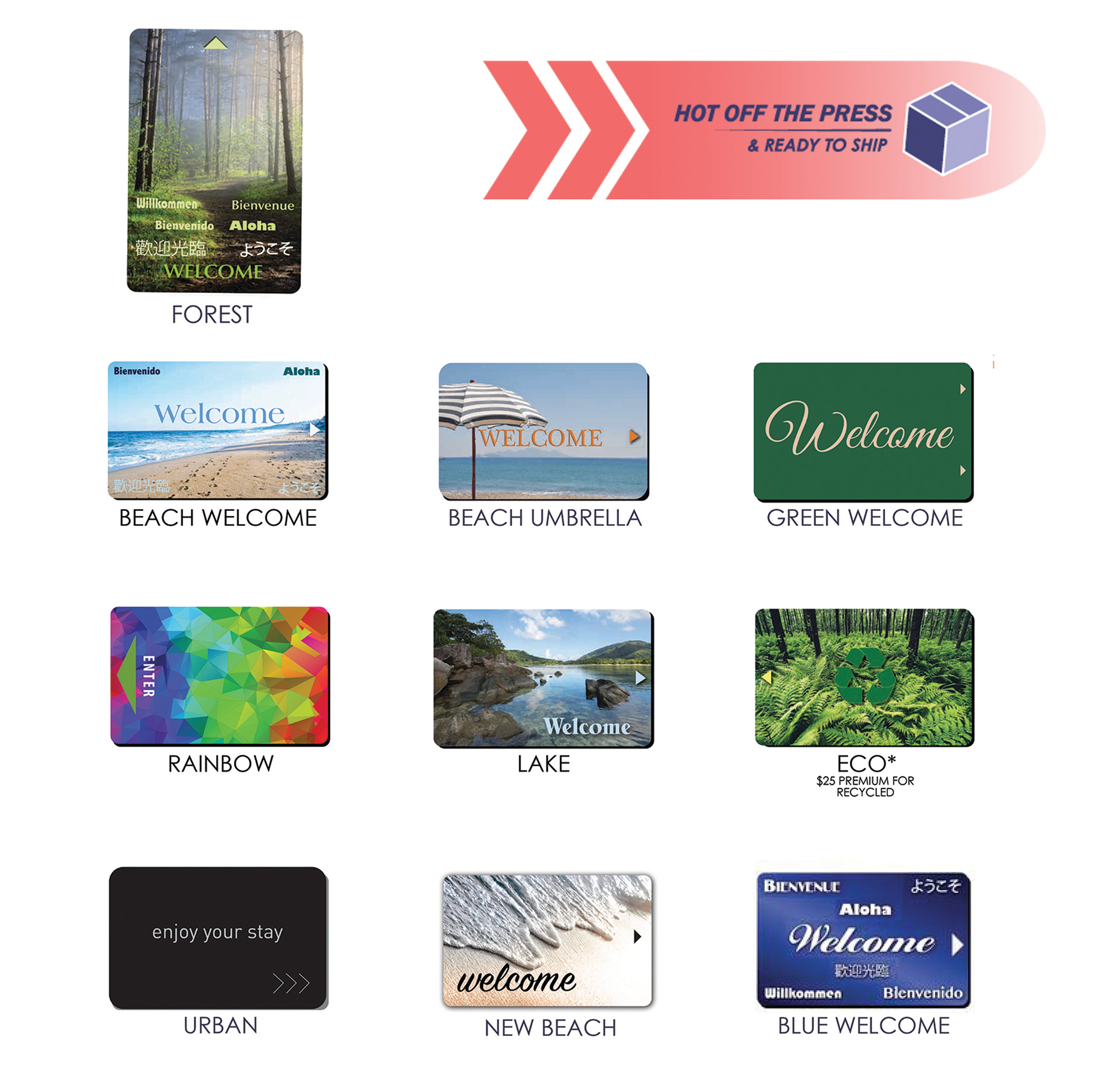 Fast Line Key Cards LoCo Magnetic Key Cards - Box of 500